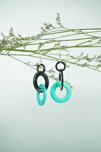 Pendientes de Cuerno de Búfalo Natural para Mujer, Joyería Artesanal para Propietarias de Boutiques y Tiendas, Diseño de Moda Único y Destacado - Product Image 4