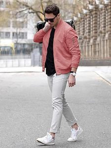 New <b>Winter</b> Varsity <b>Jacket</b> for Men Custom Zipper Button Loose Simple Casual Style Breathable Stand Collar Men Bomber <b>Jacket</b> - Product Image 2