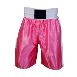 Shorts de boxe MMA de haute qualité, grande taille, pour hommes et femmes, avec logo frontal respirant, OEM - Product Image 2