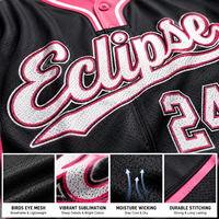 Ensembles d'uniformes de softball personnalisés sublimés pour femmes adultes, respirants, à séchage rapide, col en V, manches courtes, pantalon en jersey à taille élastique