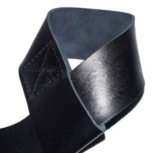 Correas de levantamiento de cuero duraderas para entrenamiento de fuerza y desarrollo muscular - Product Image 4