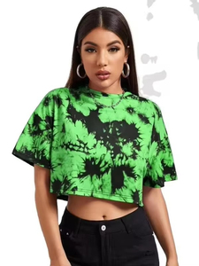 Breathable Custom 100% Cotton Women T-shirts Women Crop Top Shirts Women Long Sleeve Crop Top T Shirts Cheap Price OEM - Product Image 1