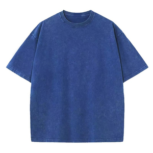 Camiseta de Algodón 100% de Gran Tamaño para Hombre, Lavado Ácido, Personalizada al por Mayor, OEM - Product Image 3