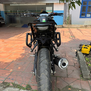 Porte-bagages arrière M-Biker Yamaha MT-15 avec support pour sacoche latérale, accessoires pour moto - Product Image 2