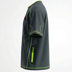 Multi-Panel <b>Patchwork</b> T-<b>shirt</b> Color Block Design Streetwear Fashion Custom Construction Cotton Blend Men's Oversized Fit Quick - Product Image 5