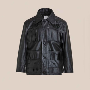 Professional Western Fringe <b>Suede</b> Leather <b>Jacket</b> Classic Western Cowboy Fashion Outerwear Premium Manufacturer Bulk Orders - Product Image 1