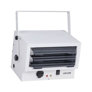 Chauffage électrique de garage de 5000 watts monté au plafond 2 réglages Protection contre la surchauffe à faible bruit flux croisé pour intérieur commercial - Product Image 1