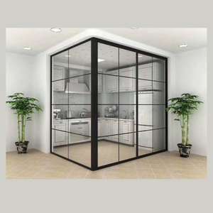 Pared Divisoria Modular de Vidrio de Altura Completa con Marco Visible para Oficina, Centro de Convenciones, Galería, Estación de Trabajo - Product Image 1