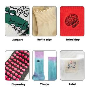 Calcetines de Moda para Uso Diario, Cómodos, Casuales, con Logotipo Personalizado, Algodón de Alta Calidad, Tejido de Punto Acanalado, Fabricante ODM - Product Image 4