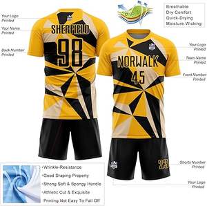 Uniforme de Fútbol de Último Diseño 100% Poliéster, Nuevo Estilo, Uniforme Profesional para Adultos, Calidad Premium, Color Personalizado, Secado Rápido - Product Image 3