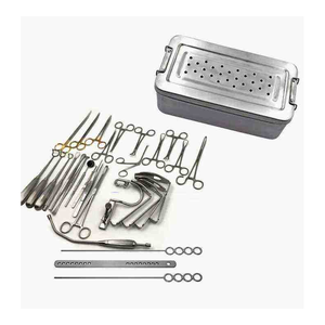 Proveedor Directo de Fábrica, Juego de Instrumentos Quirúrgicos Reutilizables de Acero Inoxidable para Amigdalectomía y Adenoidectomía, 30 Piezas - Product Image 2