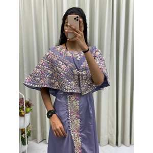 Designer Fancy <b>Indian</b> & Pakistani Clothing Western Style <b>Top</b> and Bottom - Product Image 4