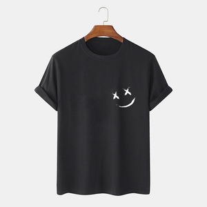เสื้อยืดผู้ชายขายส่งแบบใหม่ ผ้าฝ้าย 100% แฟชั่นลำลอง พิมพ์ลาย ดีไซน์สวย คุณภาพดีเยี่ยม ทรงปกติ - Product Image 1