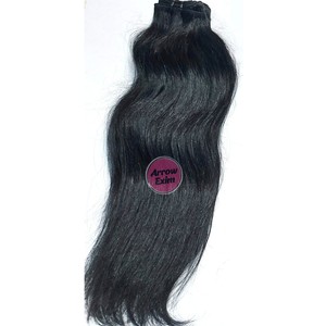 ผมแท้สีดำสนิทแบบเรมี่อินเดีย  แบบเย็บสองชั้นด้วยเครื่องจักร - Product Image 4