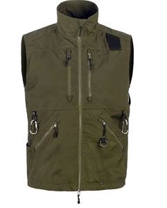 Chaleco Completo de Cetrería en Lona Verde, Impermeable, Cortavientos y Transpirable con Estampado de Leopardo, Unisex, para Caza, Senderismo y Cetrería - Product Image 6