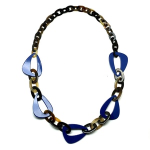 สร้อยคอหนังวัวและเขาควายเคลือบเงาแบบแฟชั่นใหม่โซ่แบบโซ่สำหรับทำเครื่องประดับในโอกาสครบรอบ - Product Image 1