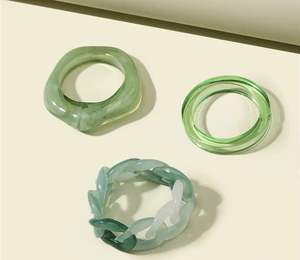 Wholesale Supply Handmade Colorful Resin <b>Bangles</b> <b>Set</b> Lightweight Durable and Trendy Fashion for Women Available for Sale - Product Image 5