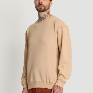 Premium Fabric Crew Neck <b>Pullover</b> Streetwear And Sportswear Apparel Heavyweight Cotton Blend <b>Pullover</b> <b>Men</b> Casual Sweatshirt - Product Image 2