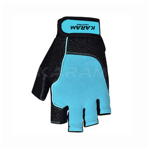 Premium Quality Leather Half Finger Gym <b>Gloves</b> <b>Weight</b> Lifting Workout Support Durable <b>Training</b> for Online Sale - Product Image 2