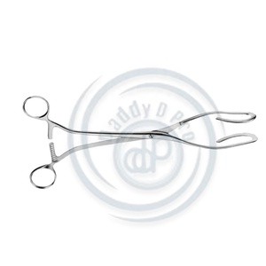 Pinces utérines réutilisables en acier inoxydable DARTIGUES non stériles droites 255 mm (10 ") Instrument chirurgical approuvé CE à vis - Product Image 5