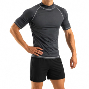 Camiseta Deportiva de Compresión para Hombre, Transpirable, de Secado Rápido, Ajustada, para Entrenamiento - Product Image 1