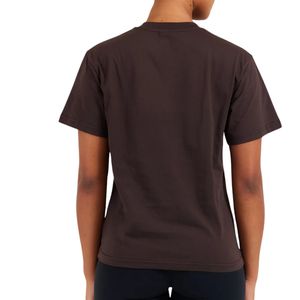 T-shirt en coton pour femme, coupe classique, décontracté, manches courtes, col rond, basique, pour tous les jours, fabricant OEM ODM, vente en gros personnalisée - Product Image 3