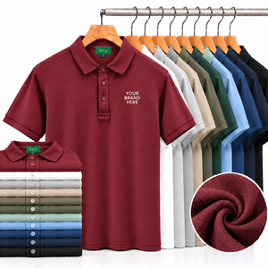 Camisa de Hombre RKG Fashion Net, 100% Algodón, 200GSM, Piqué, Manga Corta, Transpirable, Antiarrugas, con Bolsillo, Estilo Casual - Product Image 1