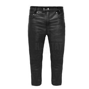 Pantalones de cuero para hombre de corte clásico, de alta calidad, cuero genuino suave, cómodos y modernos. - Product Image 5