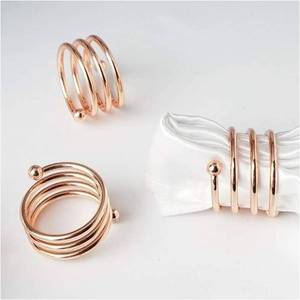 Elegante y Moderno Anillo para Servilletas de Acero Inoxidable Ecológico, Accesorio de Mesa con Diseño Recortado para Bodas, Fiestas y Decoración de Comedor de Lujo - Product Image 4
