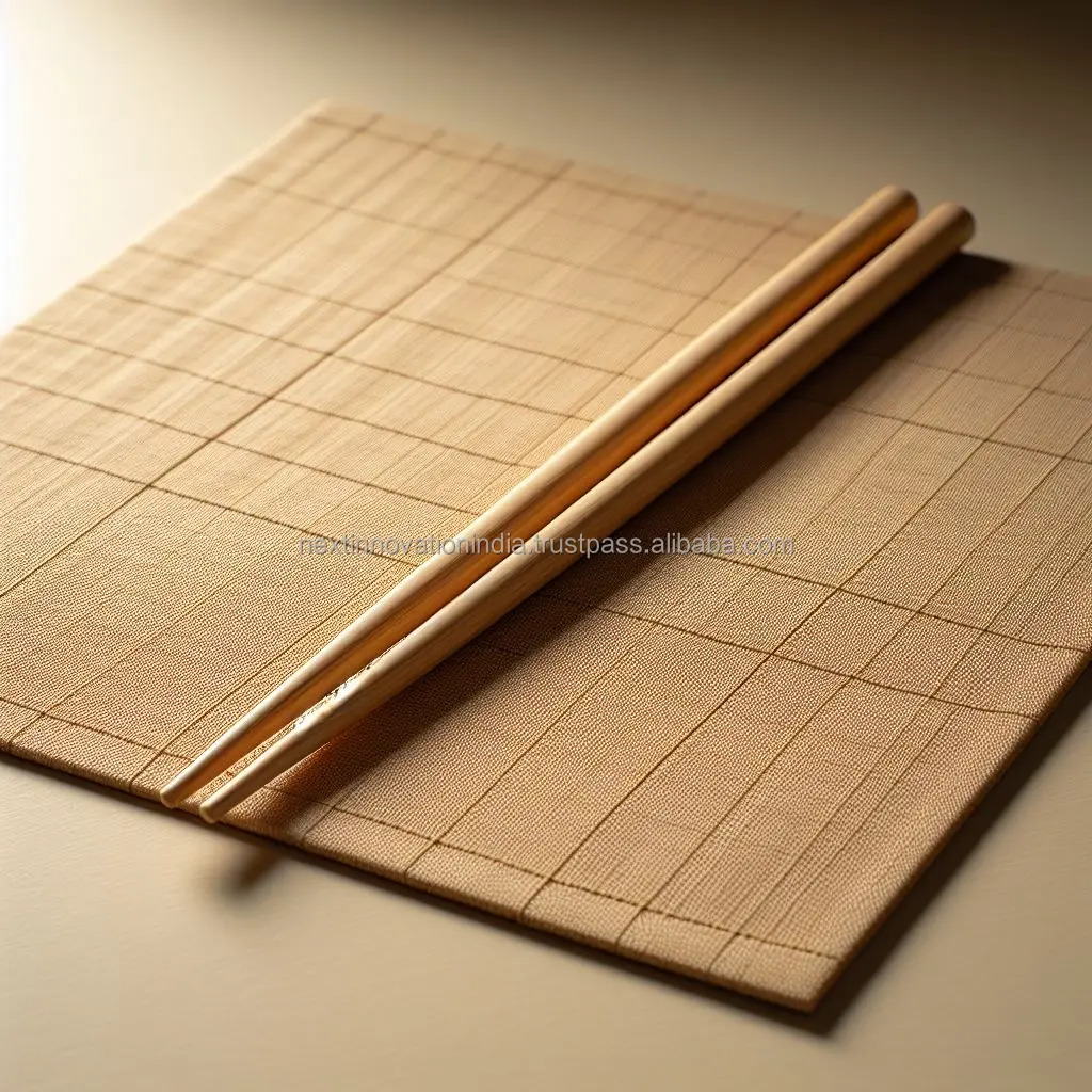 Palillos de madera hechos a mano, implementos tradicionales para sushi, ramen y salteados, respetuosos con el medio ambiente y duraderos
