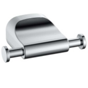 Wall Mounted Chrome Metal Modern Double <b>Hooks</b> <b>Bathroom</b> Robe <b>Hooks</b> with Eco-Friendly Corrosion Prevention and Easy Cleaning - Product Image 6