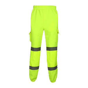 New custom <b>High</b> Quality Hi <b>Vis</b> Construction Work <b>Trouser</b> Pants Breathable Multi Pockets Cargo Pants for Men - Product Image 3