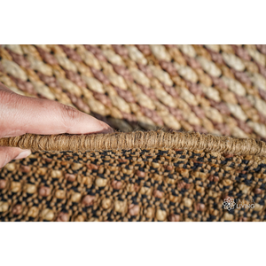 Alfombra de Yute Tejida a Mano, Estilo Plano, Lista para Enviar |   Alfombra de Yute Natural |   Tamaño Personalizado, Venta al Por Mayor Disponible - Product Image 4