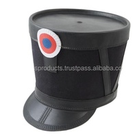 Chapeaux Shako Napoléonien en Laine Unisexe pour Hommes, Nouvelle Mode Française, Broderie Faite à la Main, Logo Personnalisé, Hiver, Adultes