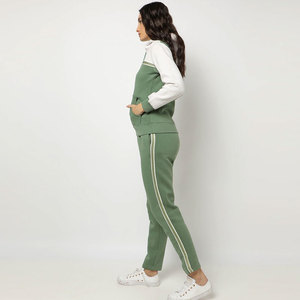 Nueva Sudadera de Alta Calidad 2026, Cuello Moderno, Informal, Verde, de Algodón, Manga Larga, con Logotipo Personalizado, Otoño/Invierno - Product Image 2