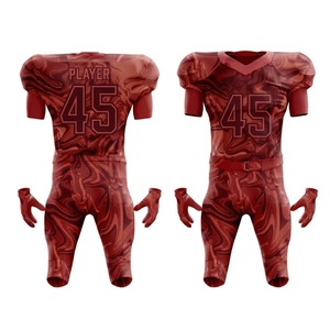 Uniforme de Fútbol Americano Sublimado Personalizado, Deportivo, con Acolchado Integrado, Sin Mangas, Cuello en V, Unisex, para Todas las Temporadas - Product Image 4