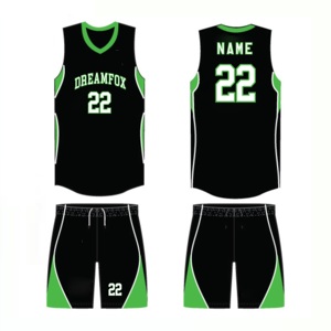 Conjuntos de Uniformes de Baloncesto Saramasports, Jersey sin Mangas 100% Poliéster, Anti-UV, Secado Rápido, Transpirable, Antibacteriano, Impresión Digital - Product Image 6