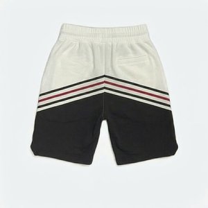 High Selling Custom Logo Multi Lines Black White Men's Nylon <b>Wind</b> <b>Breaker</b> Sets Suit For Summer Outwear Streetwear Jackets Shorts - Product Image 5