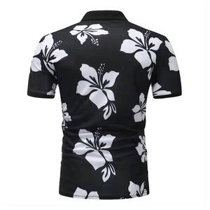 Vêtements de sport personnalisés en gros de haute qualité, impression par sublimation, polo de golf pour hommes, coton, polyester, respirant - Product Image 4