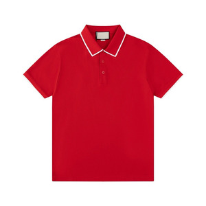 Polo en coton peigné de qualité supérieure, maille piqué, respirant, toucher doux, broderie personnalisée, polos décontractés pour affaires - Product Image 5