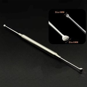 Kit chirurgical professionnel pour implants dentaires : outils de reconstruction osseuse et curettes à bord rond pour traitement de la cavité buccale - Product Image 2