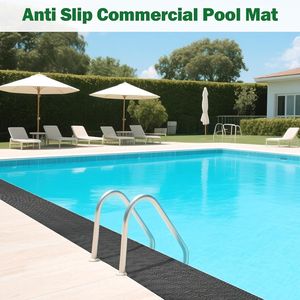 Commercial Heavy Duty Non-Slip Drainage Floor Matting 3 X 10 <b>Plastic</b> <b>Flooring</b> for Swimming Pool Restaurant Kitchen Bathroom Bar - Product Image 2
