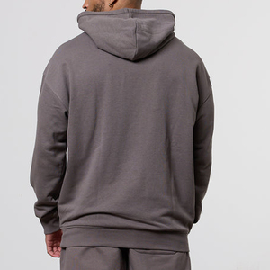 Sudadera con Capucha para Hombre, Color Gris, Corte Regular, Estilo Casual para Otoño - Product Image 4