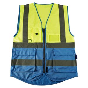 Best Manufacturer's Unisex Premium Quality Polyester Safety Vest Waterproof Outdoor Work Wear with Custom Logo Support - Product Image 5