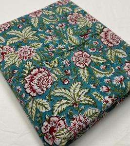 Tela de algodón india con estampado a mano, tela de algodón hecha a mano, tela de algodón al por mayor, directo de fábrica - Product Image 1