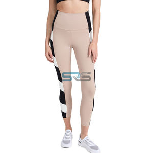 Leggings de Yoga Elásticos de Alta Calidad para Mujer, Cintura Alta, Transpirables, de Secado Rápido, Tejido Fino, Verano, Logotipo Personalizado, Fitness, Deporte - Product Image 2