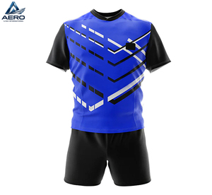 Uniforme de Rugby Transpirable de Alta Calidad con Diseño Único de Fabricación Propia, Logotipo Personalizado Impreso, Uniforme de Rugby de Manga Corta de Secado Rápido - Product Image 2