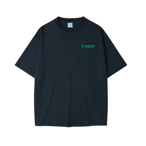 Camiseta Casual de Manga Corta para Hombre, Cuello Redondo, Corte Regular, Color Sólido, Diseño con Bolsillo Frontal, Algodón Jersey Transpirable, para Verano - Product Image 2