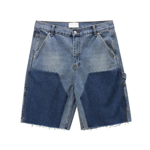 Nouveaux shorts cargo amples en toile 100 % coton pour hommes, avec logo personnalisé, broderie 3D, respirants, style streetwear, coupe ample, collection 2026 - Product Image 4