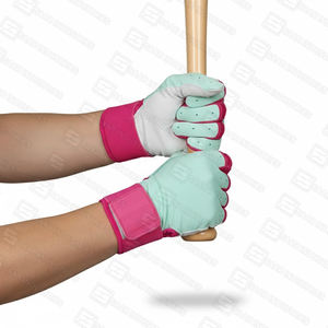 Gants de frappe de baseball en cuir de vachette Cabretta de haute qualité, professionnels, personnalisables, légers, souples, à manchette longue, avec une forte adhérence - Product Image 6